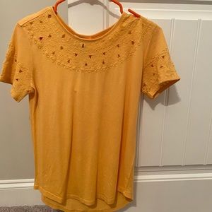 Lucky Brand eyelet tee